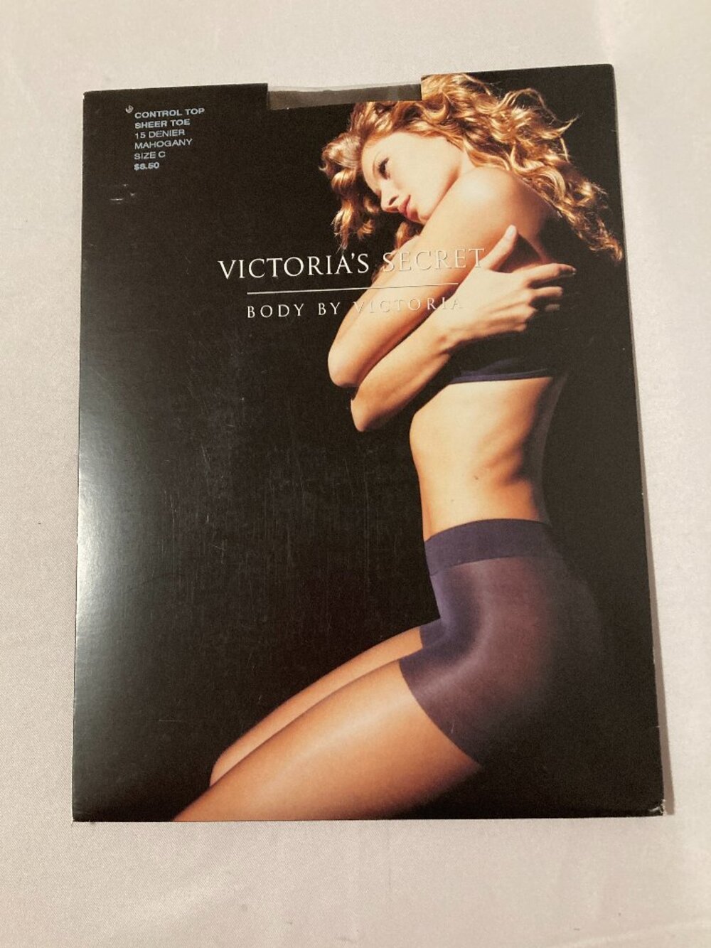 Victoria's Secret Body By Victoria Control Top Pantyhose Size C Mahogany NWT